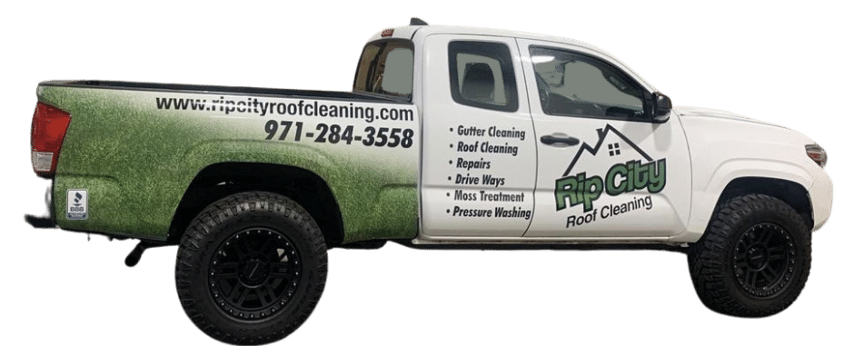Rip City Roof Cleaning work truck